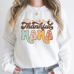 NEW| Thankful Mama Fall Round Neck Pullover